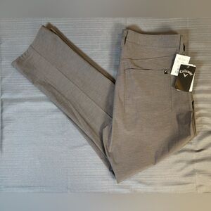Callaway Golf Pants 34x30 Dark Grey 4 Way Stretch Performance NWT